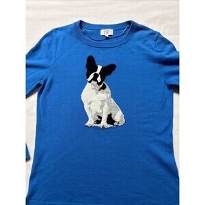 Crown & Ivy Women's Size XS Cerulean Blue with Terrier Sweater - Pre-owned